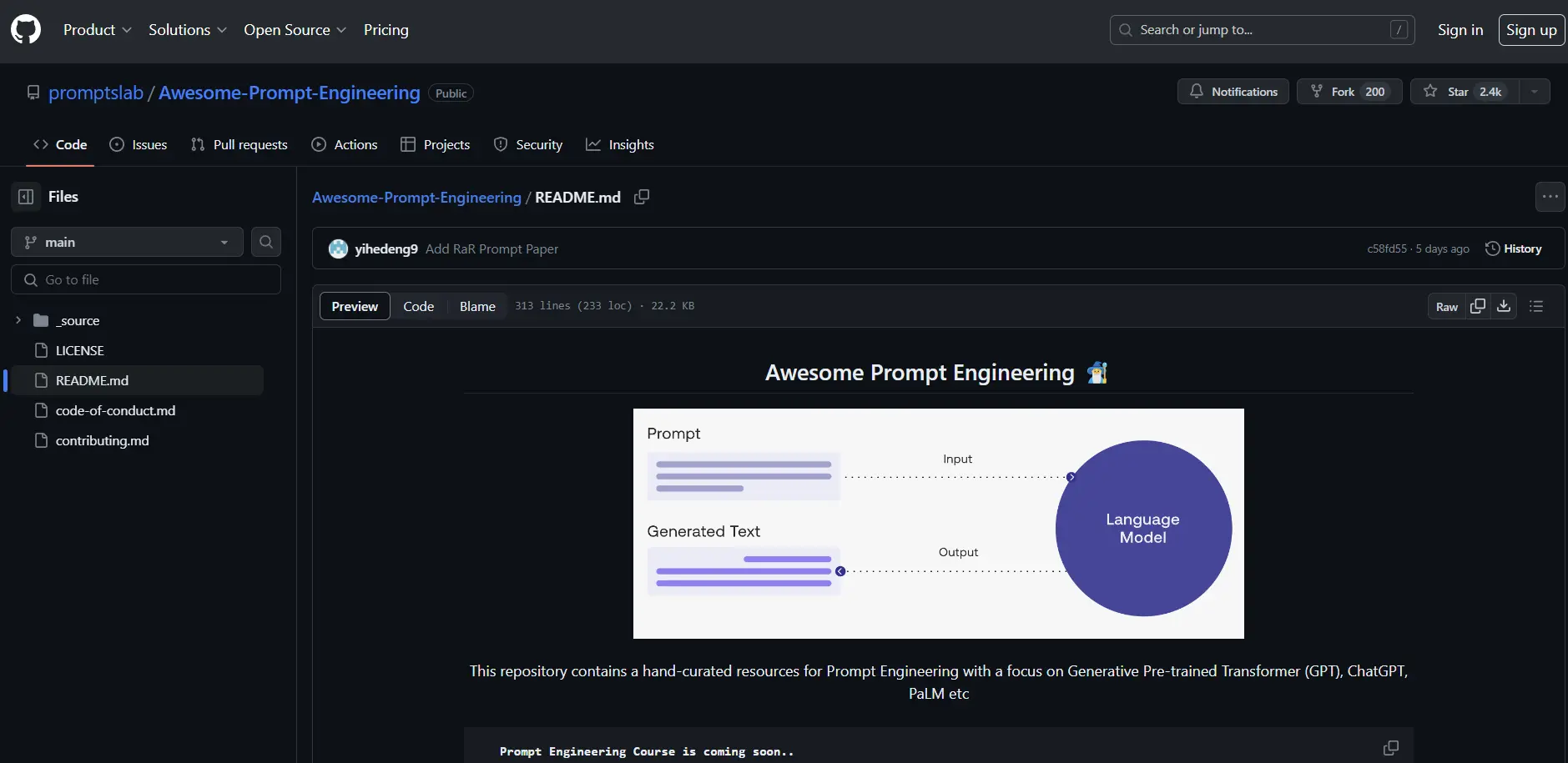 Awesome Prompt Engineering